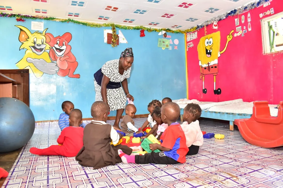 Spacious school playrooms